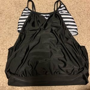 Tankini swim top & matching bottoms